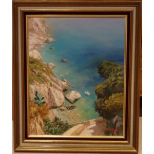 Coastal View (Possibly Capri)