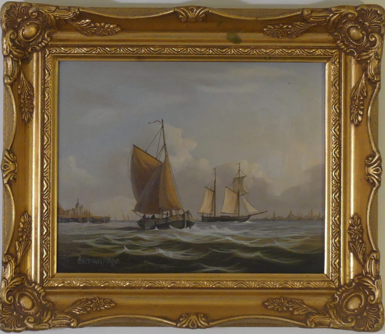 Coastal shipping by Bernard Page