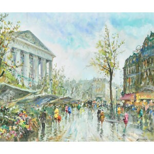 Silvio Demone Paris painting