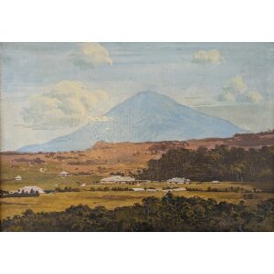 Mount Sinabung Volcano - View from Berastagi
