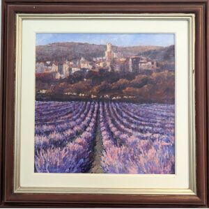 John Hammond painting - The lavender fields of Provence