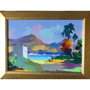 D'Oyly John painting of the South of France