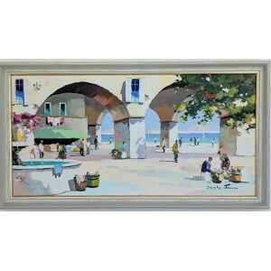 D'Oyly John painting of Portofino