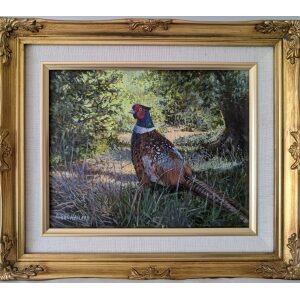 Nigel Hallard painting of a pheasant