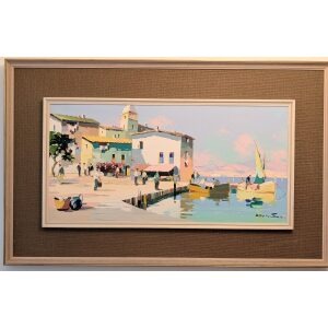 St Tropez painting by Doyly John